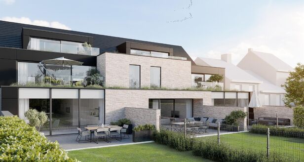 Render achtergevel